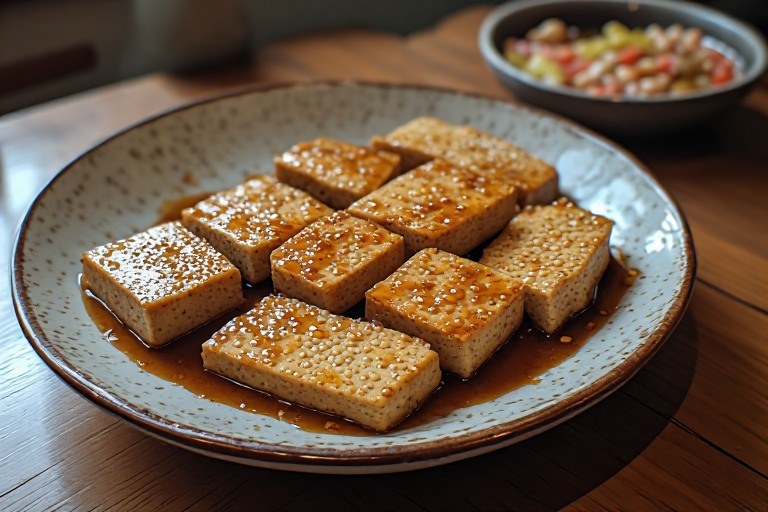 Gambar pendamping artikel: Resep Tempe Bacem: Mengatur Rasa Manis dan Cairan Ungkep
